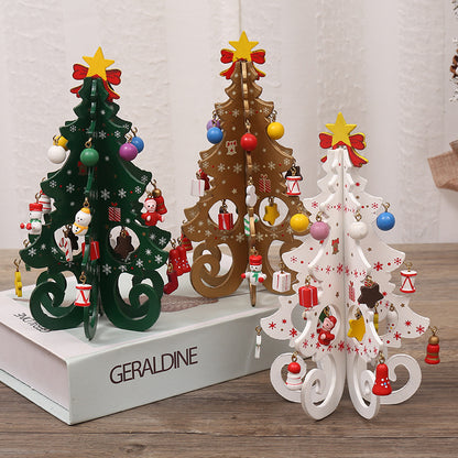 Christmas tree scene decoration