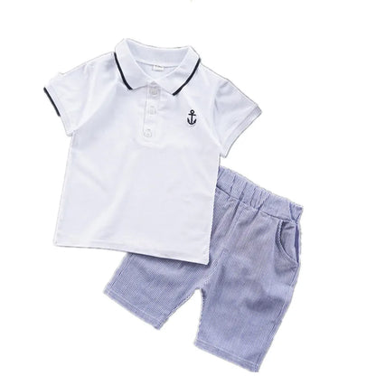 Boys Clothes Sets summer 1 To 5 Years Children Fashion Cotton T-shirts Shorts 2pcs Tracksuits For Baby Kids Sports Suits Outfits