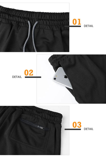 Mens Running Shorts，Workout Running Shorts for Men，2-in-1 Stealth Shorts，7-Inch Gym Yoga Outdoor Sports Shorts