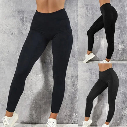 Sportswear Woman Gym Leggings Pocketed Yoga Pants