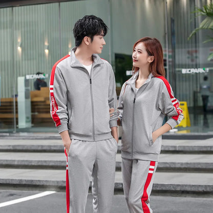 2024 Spring Autumn Men's Leisure Sports 2 Pieces Sets Male Outdoor Sporty Casual Sweatpant Fashion Brand Sportswear Set