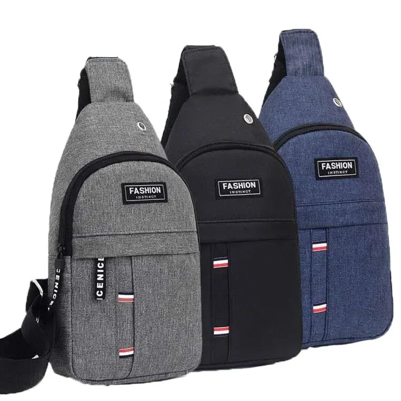 Chest Bag Messenger Pack Men Simple Nylon Fashion