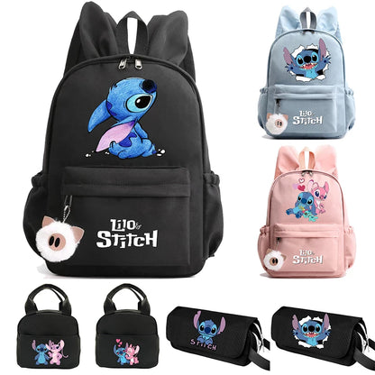 Cute Disney Lilo Stitch Backpack for Girl Boy Student Teenager Children Rucksack Women Casual School Bags Kids Birthday Gift Toy