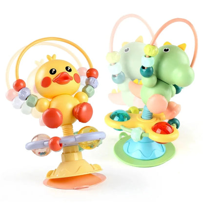 Baby Cartoon Soothing Ringing Toy Fun Sound Effects Nursery Rhyme Baby Dining Table Suction Cup Puzzle Early Education Toy