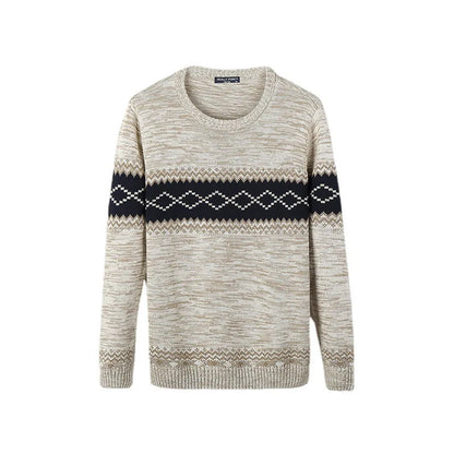 2023 Autumn/Winter Trendy Japanese-style Sweater for Men, Slim-fit and Handsome with Round Neckline,  Slim Fit Pullover Men