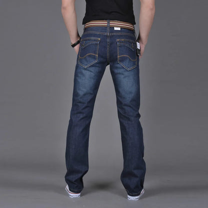 Men's Denim Jeans Pants Casual Streetwear Skateboard Denim Trousers