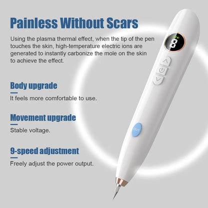 Laser Plasma Pen Profesional Skin Care Beauty Tool Jato De Plasma Black Dot Pore Skin Tag Blackhead Remover Warts Tattoo Removal