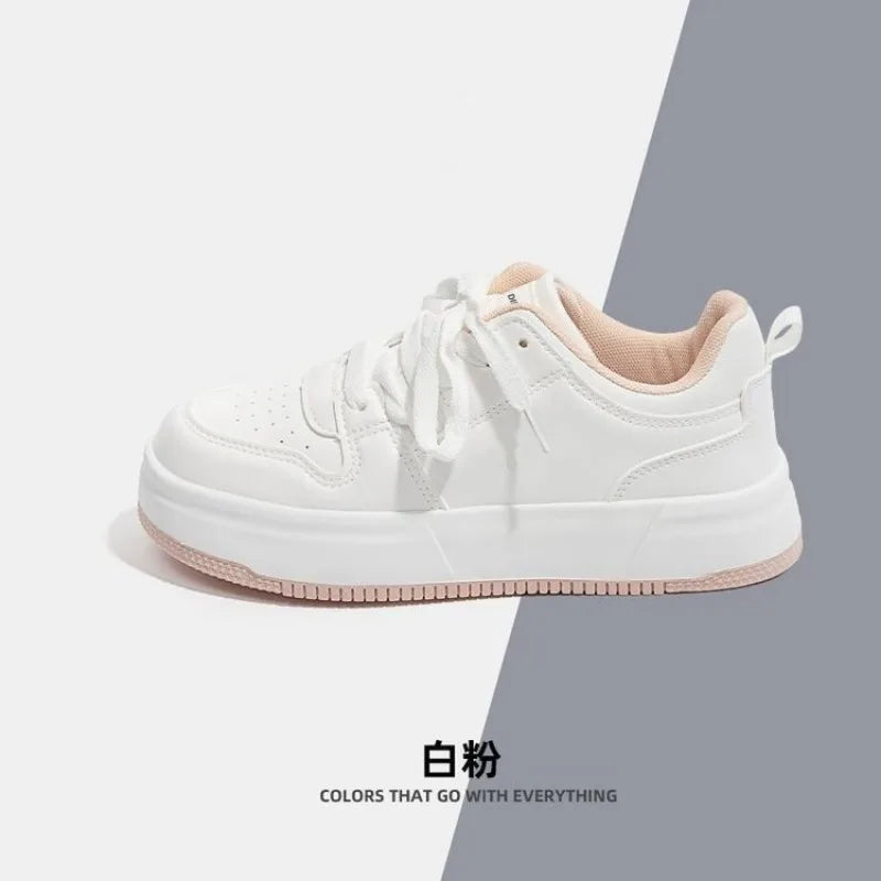 High Quality Women Vulcanized Shoes Fashion Women's Sneakers Comfortable Breathable Wear-resistant Women Platform Shoes 2024 New