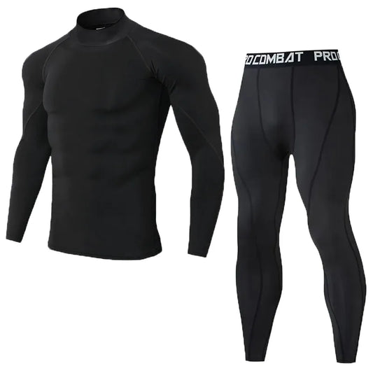 Men's Compression Set Men Sportswear Gym Fitness Suits