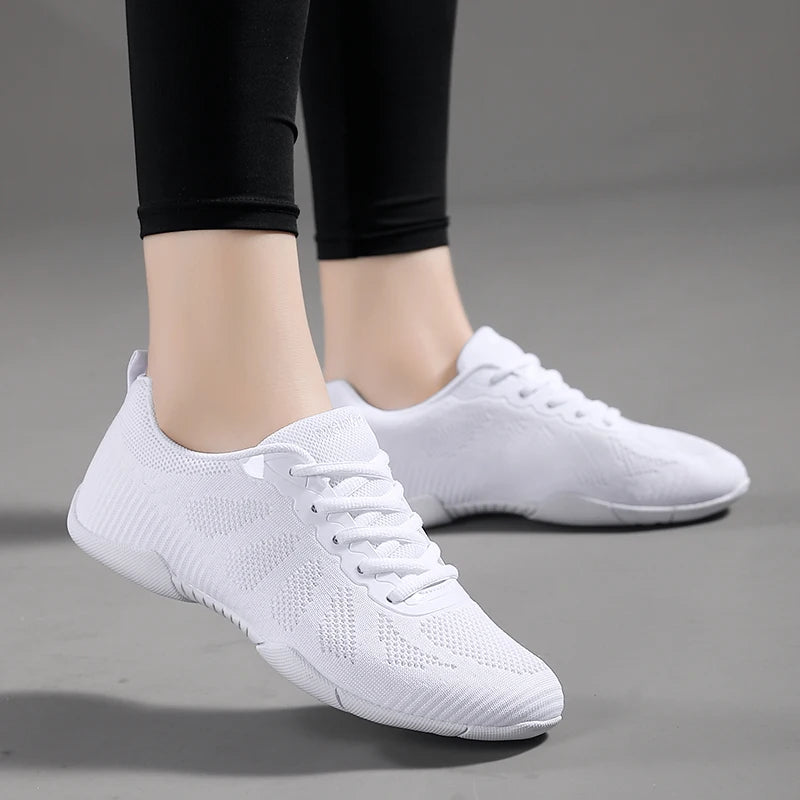 Girls White Cheer Dance Sneakers Womens Fashion Sports Shoes Kids Lightweight Cheerleading Training Walking Tennis  2316