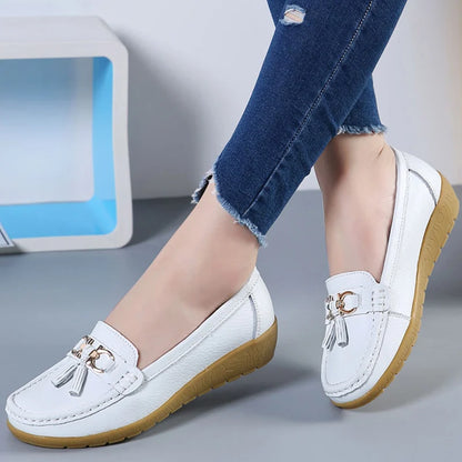 Women Shoes Women Sports Shoes With Low Heels Loafers Slip On Casual Sneaker Zapatos Mujer White Shoes Female Sneakers Tennis