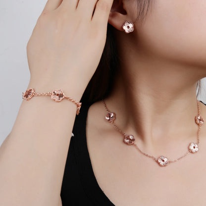 Hollow Metal Double sided Hollow Jewelry Set