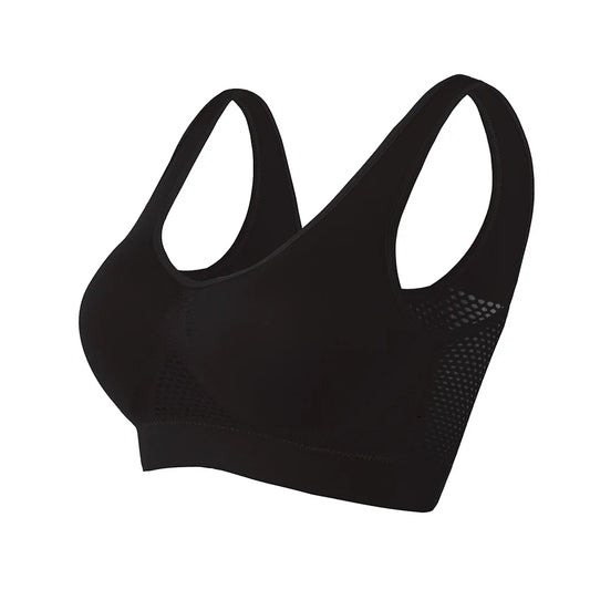 S-2XL Size Gym Running Fitness Sports Tops Breathable Sports Bras Women Hollow Out Padded Yoga Bra