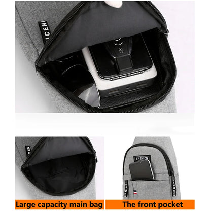 Men Fashion Multifunction Shoulder Bag