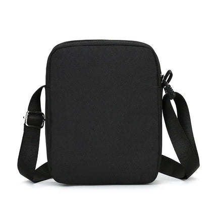 Oxford Shoulder Bag Durable Mini Black Mobile Phone Bag