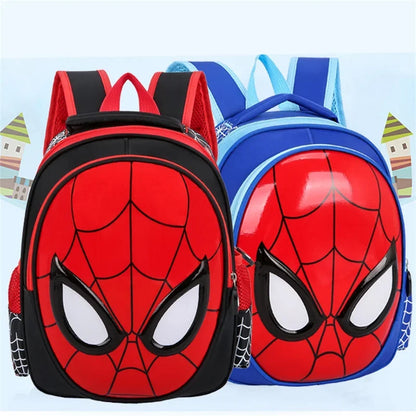 Marvel Spider Man backpack superhero backpack 3D children's boy kindergarten backpack children's cartoon bag gift