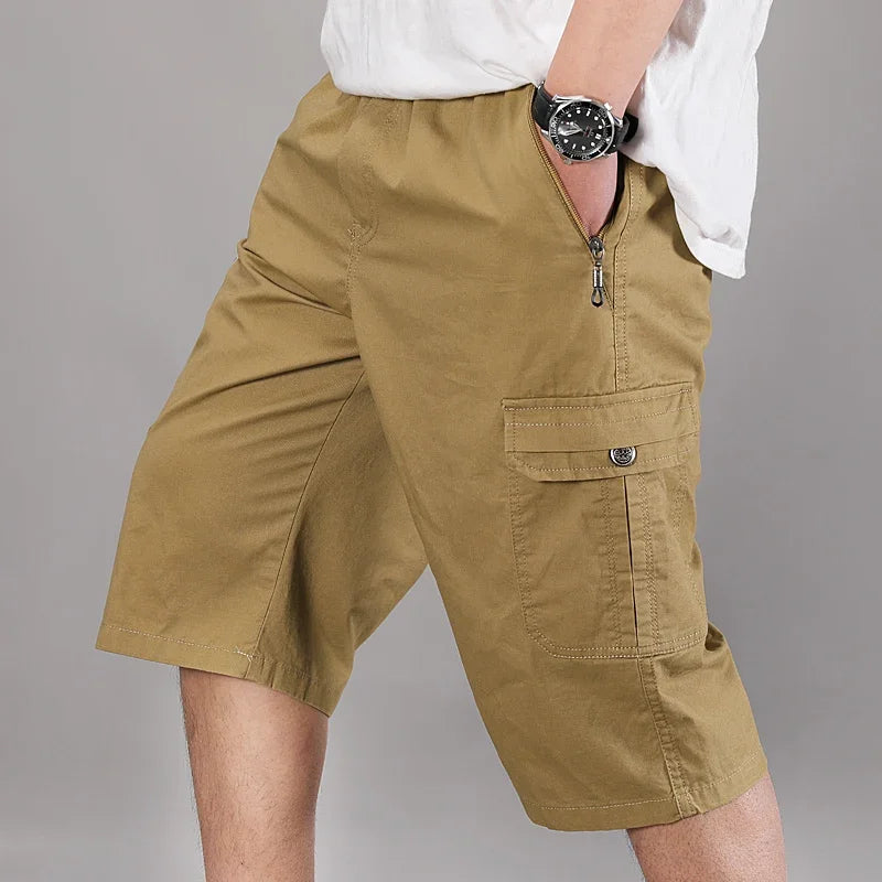 Men's Cropped Shorts Pure Cotton Business Gentleman Shorts