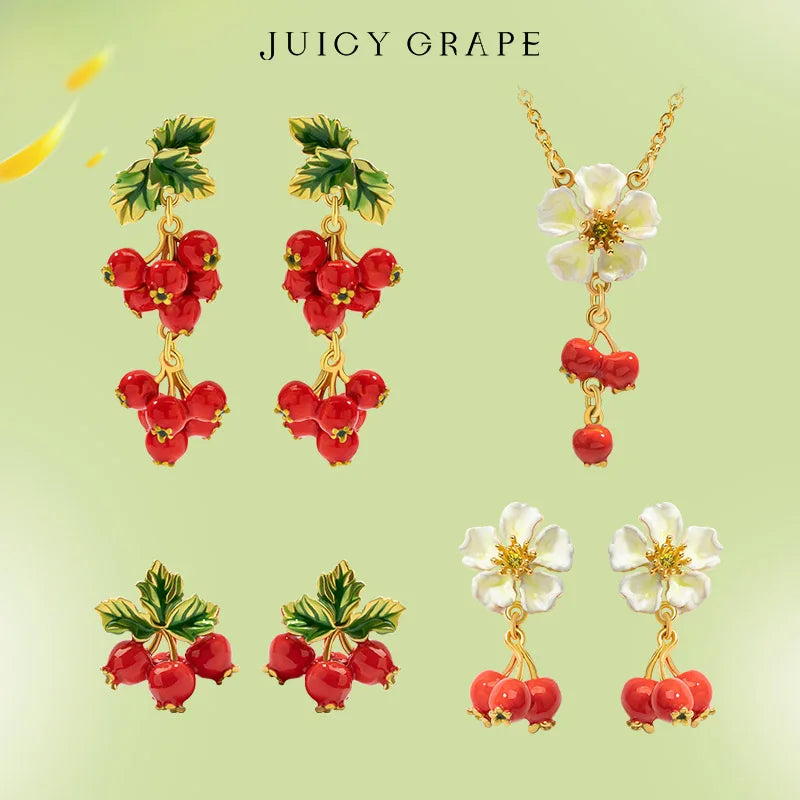 Juicy Grape Luxry Hawthorn Jewelry Set for Women