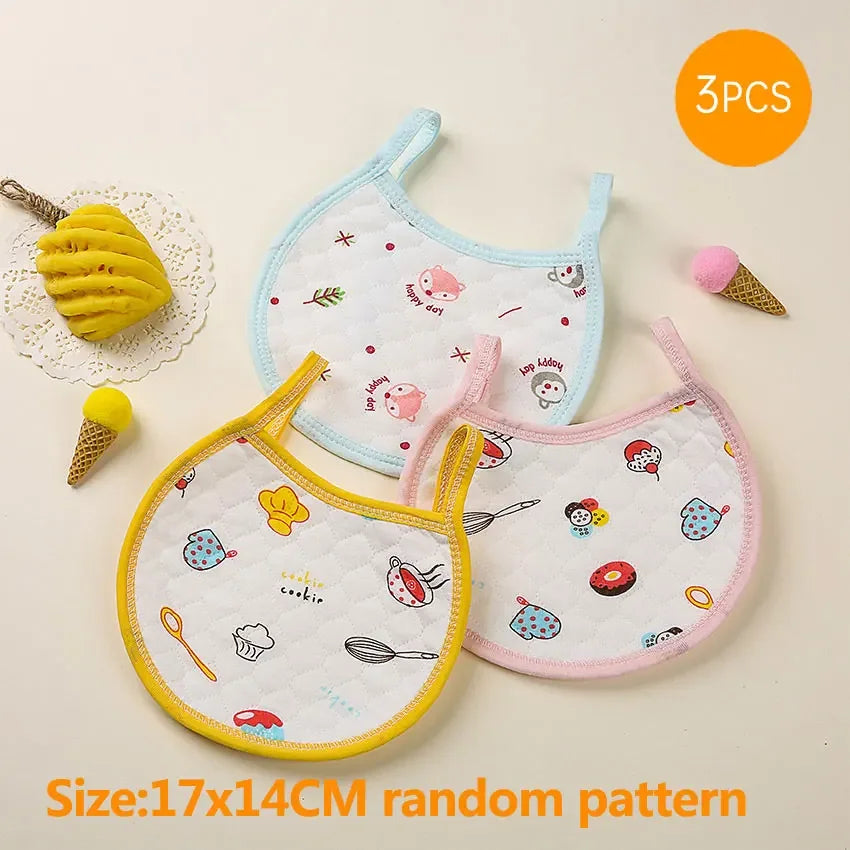 Baby Bibs for Children Waterproof Babys Bib Newborn Water Uptake Bibs Burp Cloths Things for Baby Stuff Feeding Boy Girl