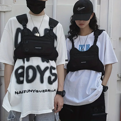 Chest Bag Hip Hop Streetwear Large Capacity Waist Bag