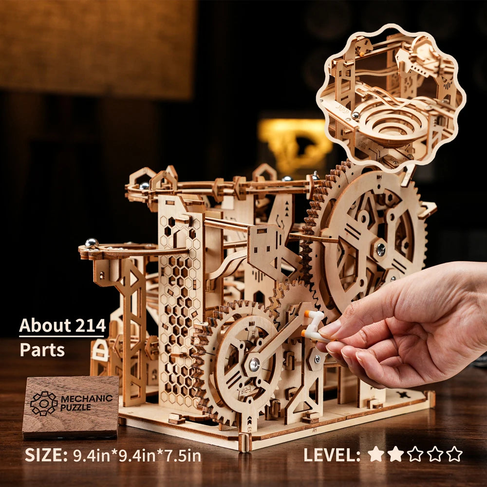 3D Wooden Puzzles Montessori Educational Toys Board Games For Adults DIY Crafts Decoration Model Birthday Gifts For Teens Kids