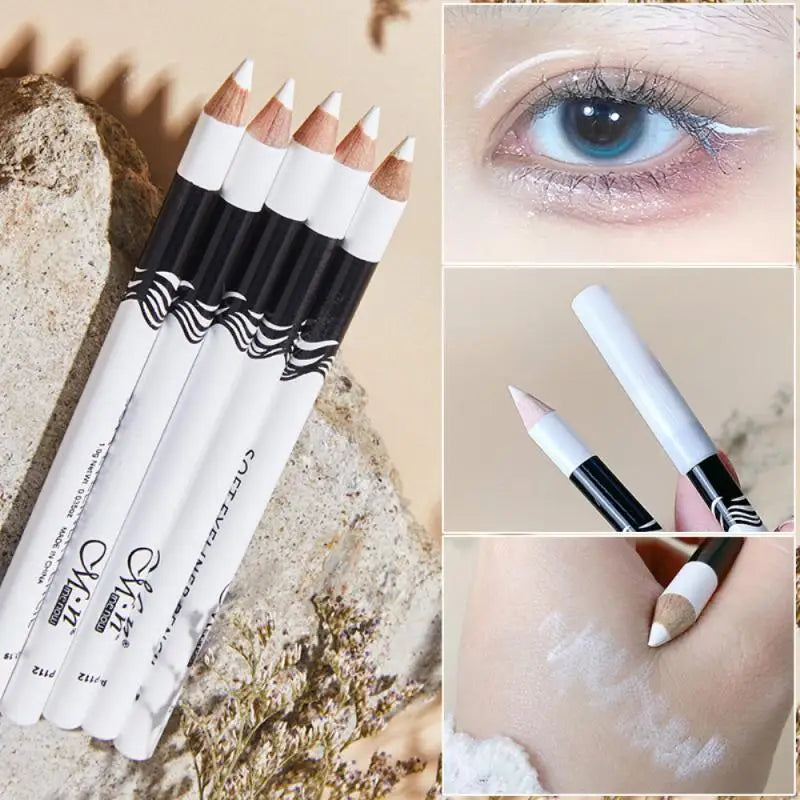 1/2/3PCS New White Eyeliner Makeup Lasting Smooth Easy To Wear Eyes Brightener Waterproof Fashion Eyes Liner Pencils Eye Makeup