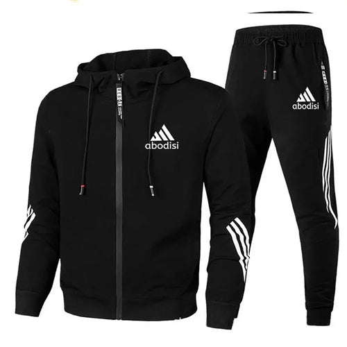 Casual Sportswear Suit Men's Hoodie and Trousers