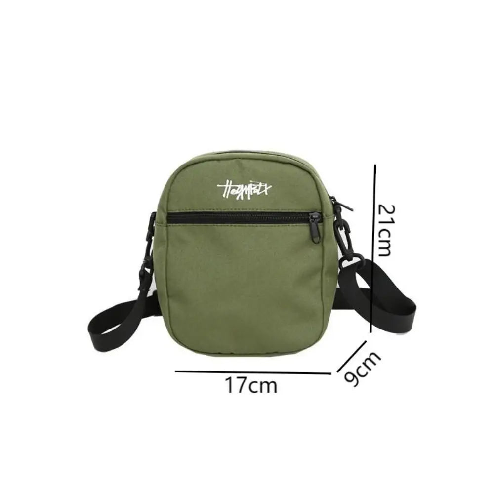 Multi-purpose Shoulder Bags Casual Mini Solid Color Storage Bag Cell Phone Pocket Women Men