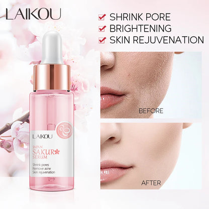 Japan Sakura Serum  Facial Care Set Facial Mask Cream Moisturize Wrinkles Spots Remove Enlarged Pores Skin Not Smooth  1/3PCS