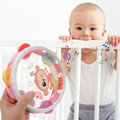 Montessori Baby Musical  Toys Children Musical Learning Educational Toy Clapping Tambourine Percussion Musical Instruments