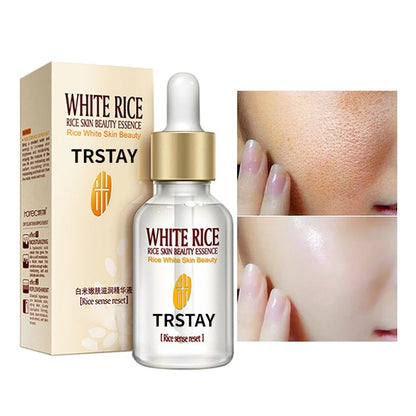 New White Rice Whitening Serum Face Moisturizing Cream Anti Wrinkle Anti Aging Face Fine Lines Acne Treatment Skin Care