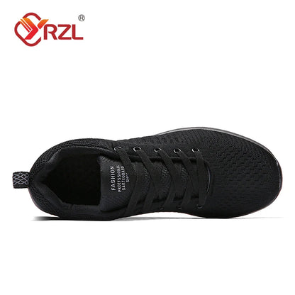 YRZL Men Running Sneakers Women Lightweight Sport Shoes Classical Mesh Breathable Casual Shoes Male Fashion Moccasins Sneakers