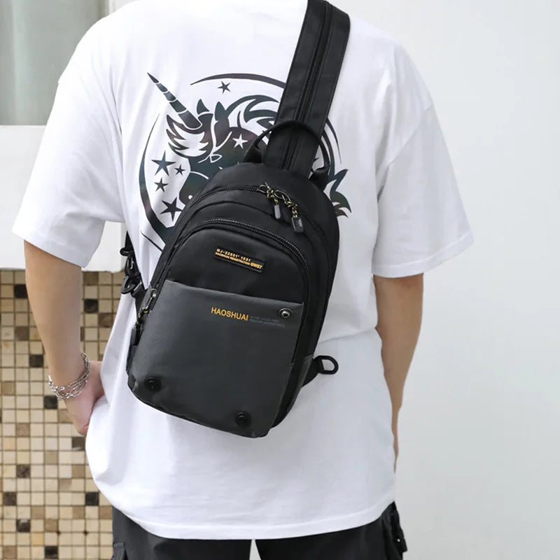 Men Shoulder Bags Chest Bag Multifunctional  Bags for Travel