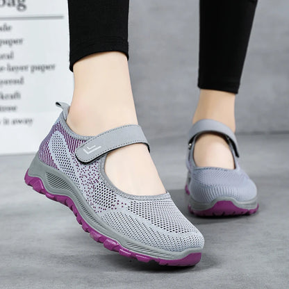 Summer Women's Casual Shoes High Quality Platform Soft Sole Outdoor Hiking Shoes Lightweight Anti Slip Fitness Sneakers Shoes