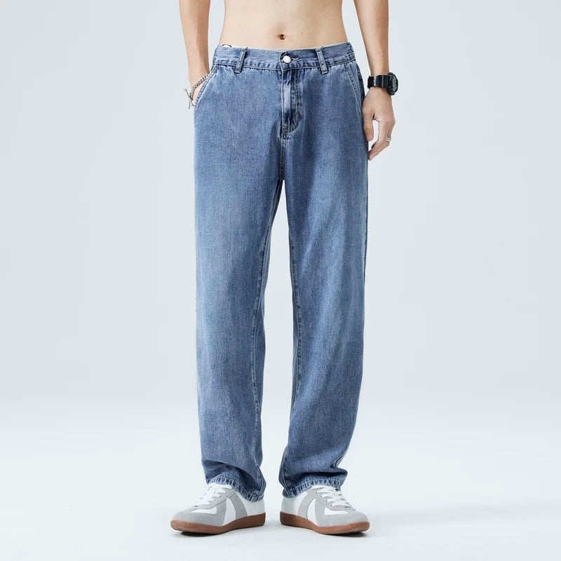 New Style Summer Thin Lyocell Jeans for Men