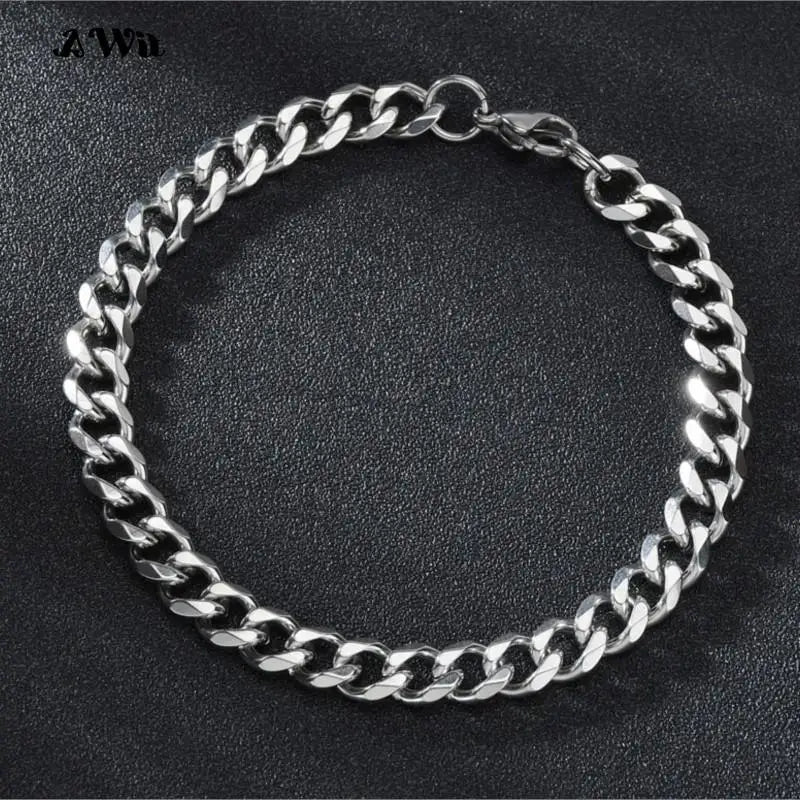 Men Bracelet Gold Jewelry Street Style Stainless Steel