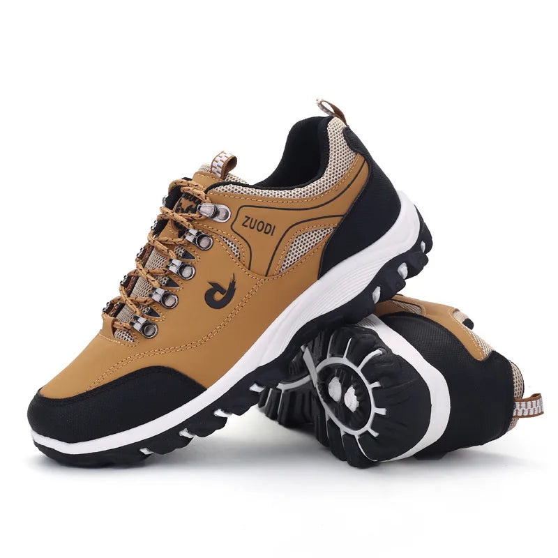 Men Sneakers Autumn Wearable Man Hiking Shoes Outdoor Non-Slip Mountain Boots Climbing Shoes Zapatos De Hombre Plus Size 38-48