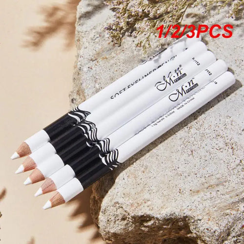 1/2/3PCS New White Eyeliner Makeup Lasting Smooth Easy To Wear Eyes Brightener Waterproof Fashion Eyes Liner Pencils Eye Makeup