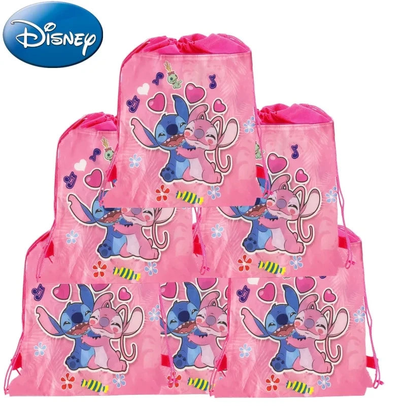 Disney Lilo&Stitch Anime Backpack Drawstring Bag Stitch Party Decorations Gift Bag Kid Birthday Party Baby Shower Supplies Gifts