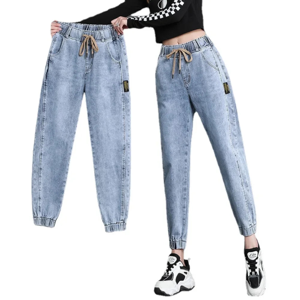 Harem Pants Vintage High Waist Jeans for Woman