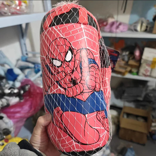 Spider Man Children'S Mini Boxing Set Glove+Bag Anime Cartoon Cute Sports Toy Physical Training Boy Girl Birthday X-Mas Gift Kid