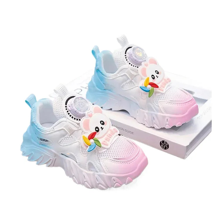 2024NEW  Sneakers Girls Kawaii   Cute Anime Casual Shoes for Kids Hot  kids shoes