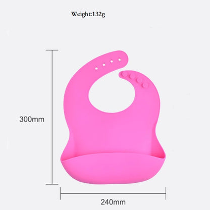 Silicone Bibs for Kids Newborn Candy Baby Feeding Tableware Waterproof Baby Bibs Toddler Breakfast Feedings