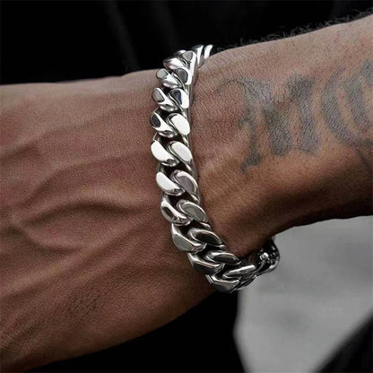 Thick Waterproof Chain Bracelet for Men Stainless Steel