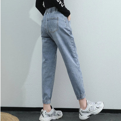 Harem Pants Vintage High Waist Jeans for Woman