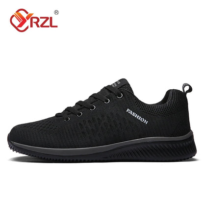 YRZL Men Running Sneakers Women Lightweight Sport Shoes Classical Mesh Breathable Casual Shoes Male Fashion Moccasins Sneakers