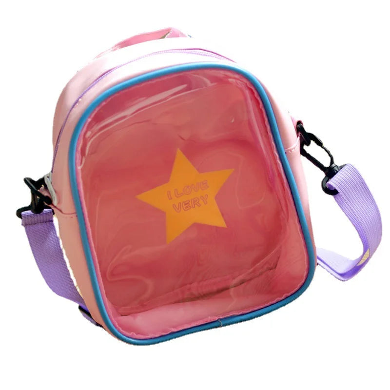 Transparent Bag Kids Backpack for Boy Mother Kids Bags for Girl Summer Beach Bags Toddler Backpacks Travel Bags Mochilas Рюкзак