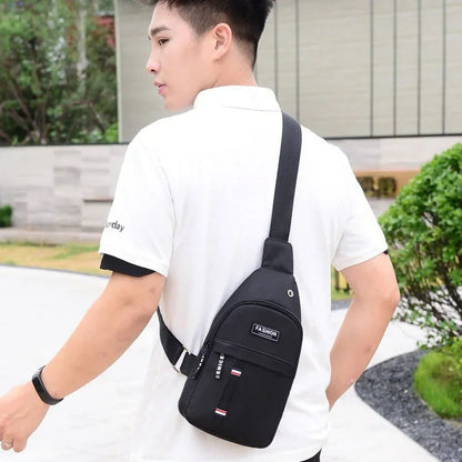 Chest Bag Messenger Pack Men Simple Nylon Fashion