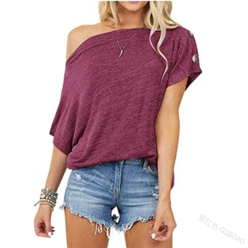 Women's Sexy Off Shoulder T Shirt