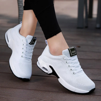 White Shoes Casual Walking Sneakers for Women